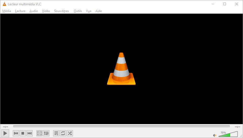 Interface du player vidéo VLC pour réaliser un screencast avec VLC